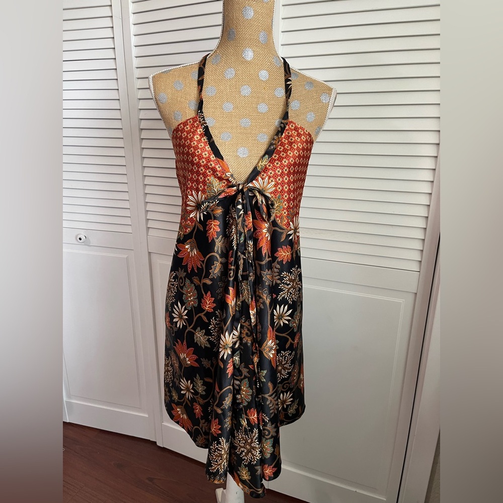 Silk boho summer dress New - Picture 4 of 7